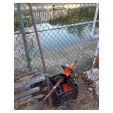 Group lot, electric hedge trimmer, post hole