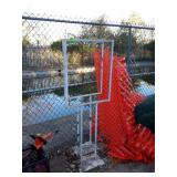 Two display sign racks, floor model type need