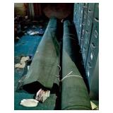 Two rolls of indoor/outdoor carpet, 12 feet long