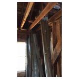 Metal studs, group of new 3 5/8 x 10