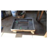 Commercial poly moving cart, used for moving