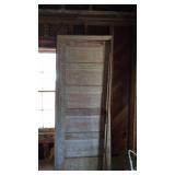 Yellow pine 32" wide 5 panel entrance door with