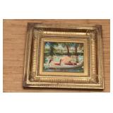 Gondola Decorator painting, oil on canvas
