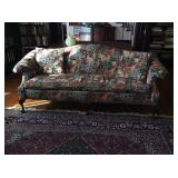Rowe Furniture Sofa with talon feet floral