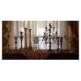 Group lot of candle sticks
