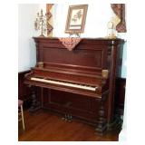 Piano, Munn Brand New York, has a couple keys