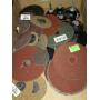Box flat of various sanding discs