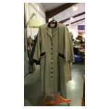 John Roberts brand ladies full length plaid button