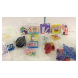 Misc - Balloons, birthday candles, toothpick flags