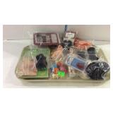 Dolls, doll hats & shoes, and tiny doll furniture
