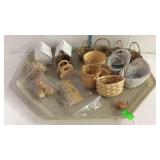 Misc - plastic church shaped banks, small & mini