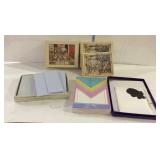 Group lot of stationary and greeting cards