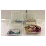 Craft supplies - magnets, clothes pins, twisted