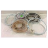 Embroidery hoops group lot