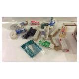 Sewing supplies - waistband interfacing, thread,