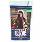 That Girl Barbie Doll, has some damage on top,