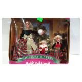 Holiday Sisters Barbie Doll Gift Set, includes
