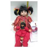 17" porcelain doll "Carmen" by Bella Bambina
