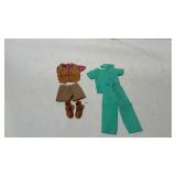 Ken doll outfits - Hospital scrubs, tan shorts,