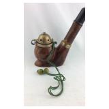 Tobacco pipe - Old Briar some damage on handle