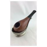 Tobacco pipe- Walley Frank and cast rest stand