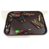 Unfinished tobacco mouth pieces with ammo bullet