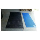 Two rubber mats, one measures 78 inches long, by
