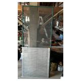 Group lot, includes two metal screens which