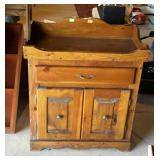 Dry sink, with single drawer, measures 30 inches