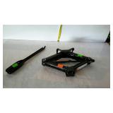 Scissors jack with lug wrench