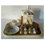 Misc - shakers, Limoges double handle cup &