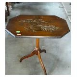 Parlor table - octagonal shaped with painted
