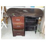 3-drawer cabinet, modified - kidney shaped vanity