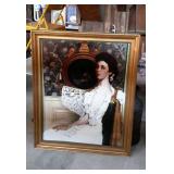 Portrait print, large... framed, 38 x 47