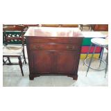 Mahogany server by Century - two drawers over