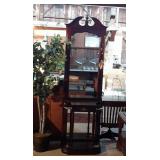 Contemporary hall tree -mirror backed with broken