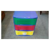 Sterilite "Kids Stuff" wide 3-drawer cart -
