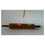 Wooden solid handle rolling pin