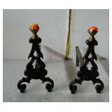 Pair of andirons