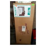 Student desk with oak finish, unassembled in box