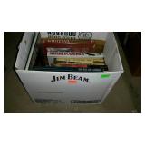 Box of hardback books, some hunting related