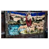 Religious scene tapestry - 72 x 49