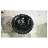 Tire and 5-lug rim - Goodyear temporary use