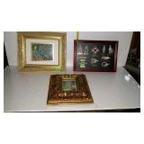 Wall décor group - two prints, and one nautical
