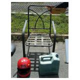 Group lot, includes patio chair no cushion,