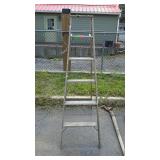 Wooden six foot step ladder
