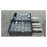 Skid lot, lot includes 24 small mouth jars and