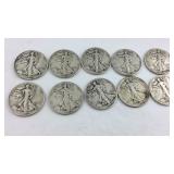 10 1944 walking liberty halves