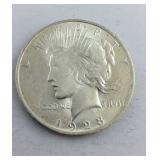 1923 peace Dollar