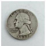 1937D Washington Quarter